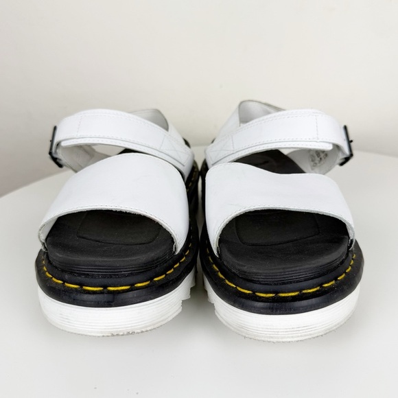 Dr. Martens Voss White Leather Strap Sandals - Picture 12 of 16